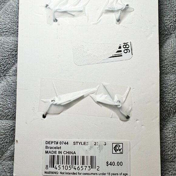 Unwritten - Beaded Evil Eye Stretch Bracelet - NWT - Picture 4 of 5